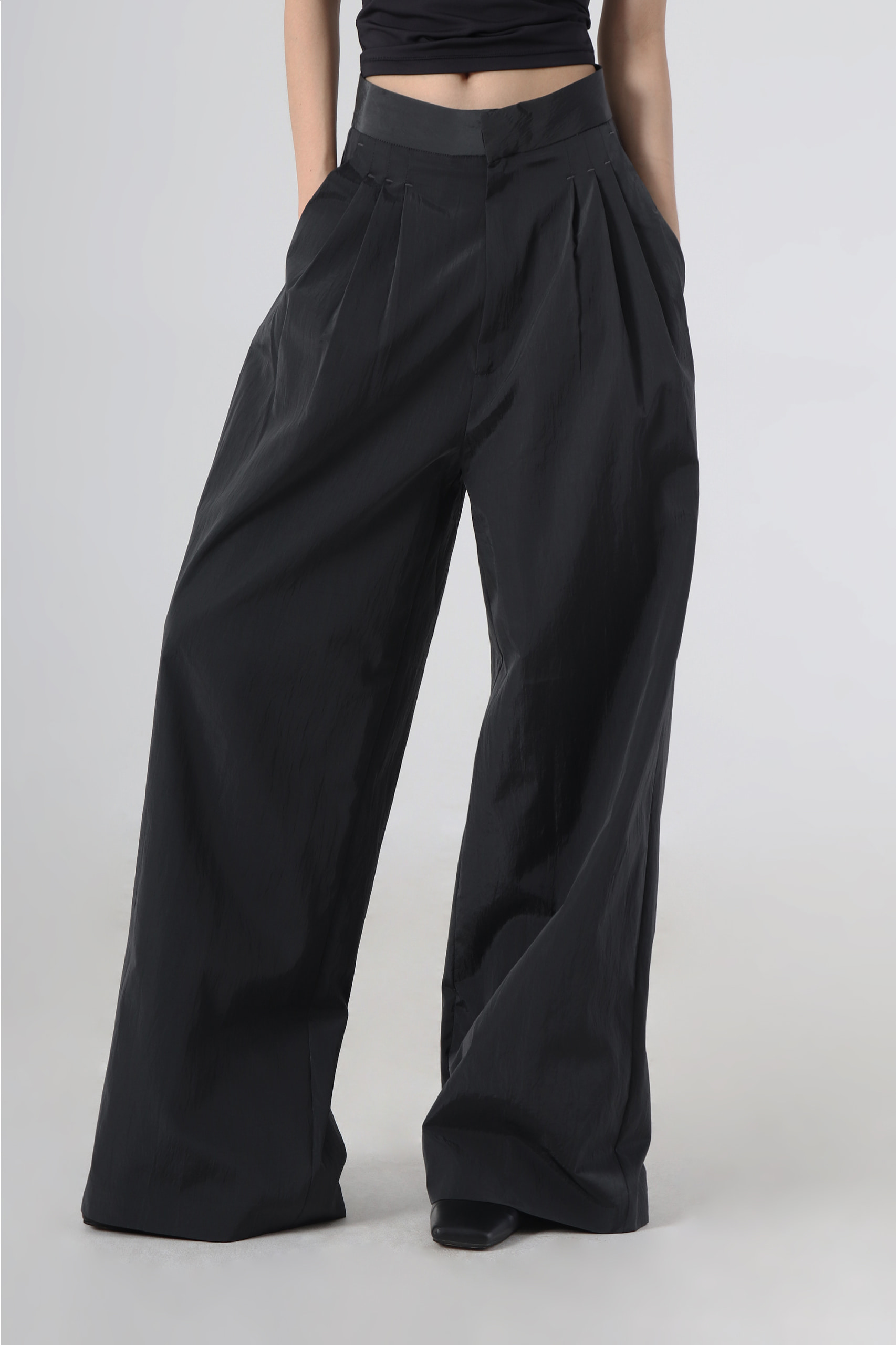 Glow Suit Pants [ Blue Gray ]