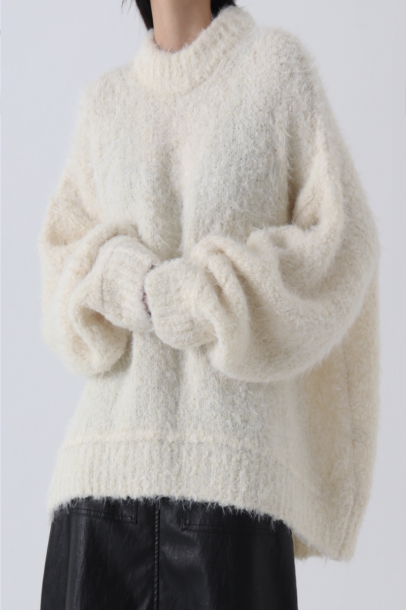 Poodle Alpaca Knit [ Ivory ]