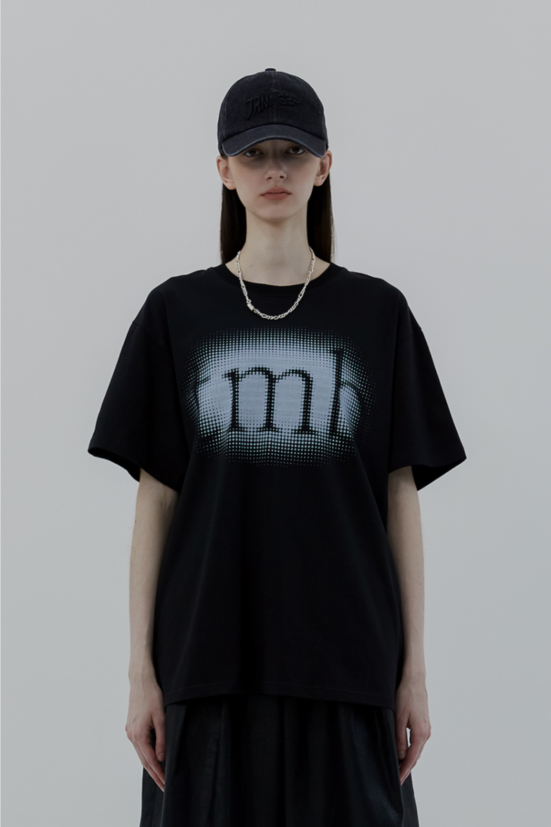tmb Over Fit Half T-shirts [ Black ]