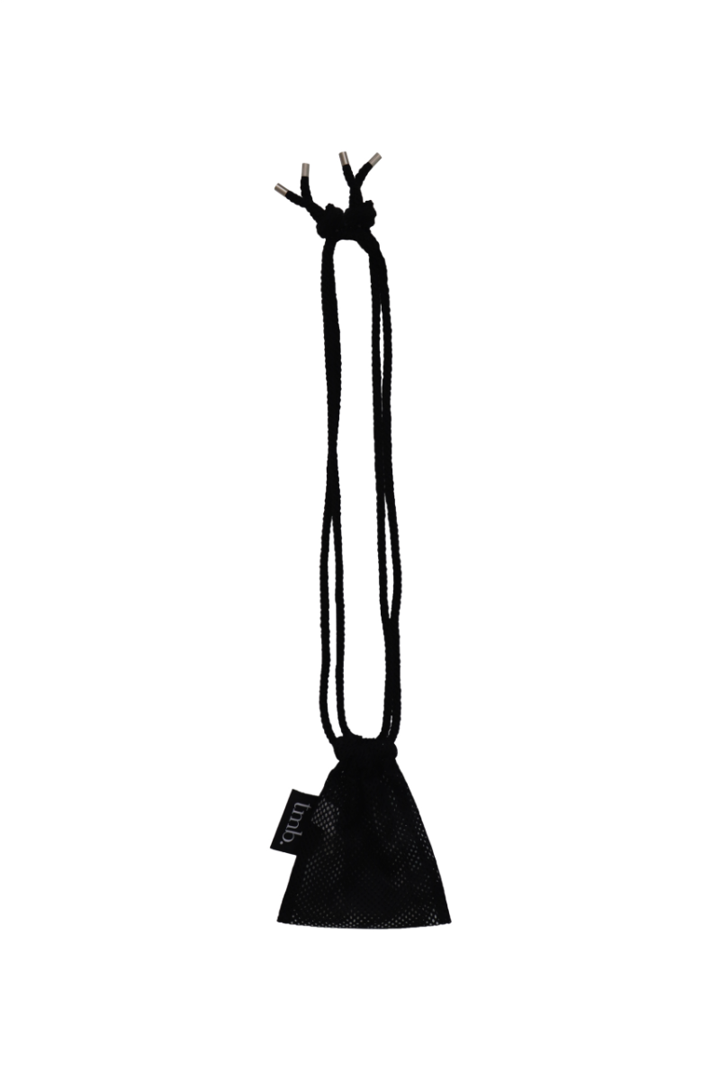 tmb String Mesh Mini Bag [ Black ]